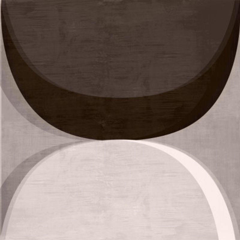 Modern Mocha Abstract Shapes 1