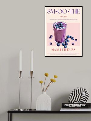 Blueberry Smoothie Illustration