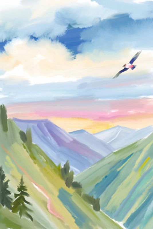 Fly away with me - over the mountains