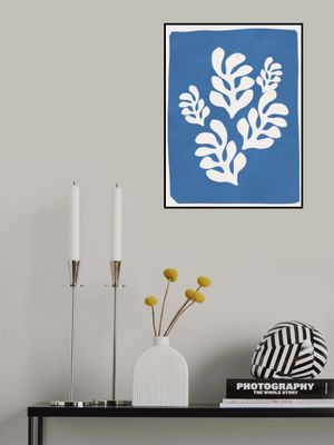 White Leaves Silhouette