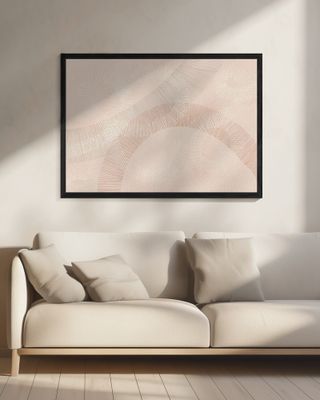 calming essentials Curved Lines chalky peach