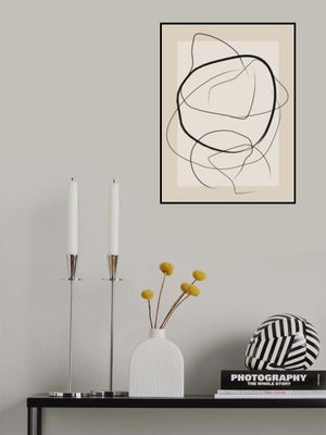 Soft Abstract Lines Art
