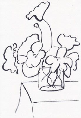 Black and White Poppies