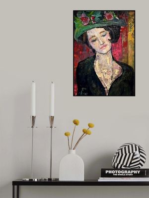 Woman In Vintage Attire