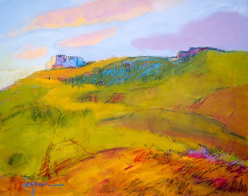 Vibrant Hillside Dream