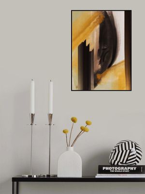 Dynamic Brushstrokes In Earthy Tones Of Black