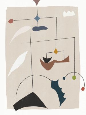 Geometric Shapes and Organic Lines