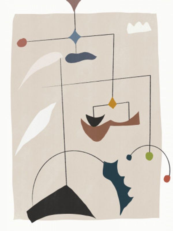 Geometric Shapes and Organic Lines