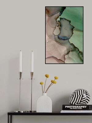 Organic Shapes in Earthy Greens and Browns