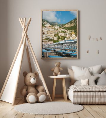 Positano Beach V on Film