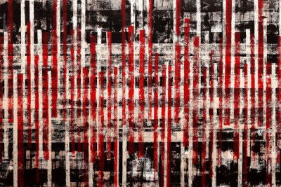Bold Red and Black Vertical Lines