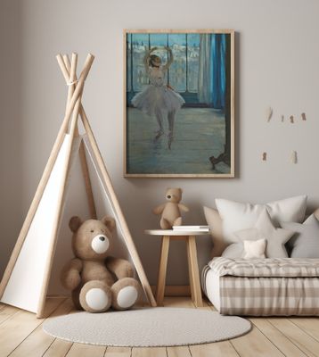 Dancer Posing for a Photographer