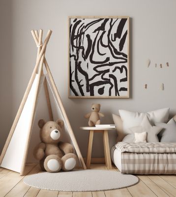 Black line in grey 02