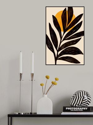 Black Botanical Sunshine