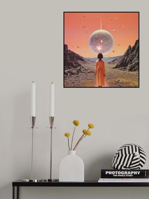 A Space Disco Collage Art