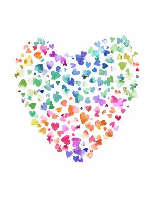 Love Hearts Valentines Mom I