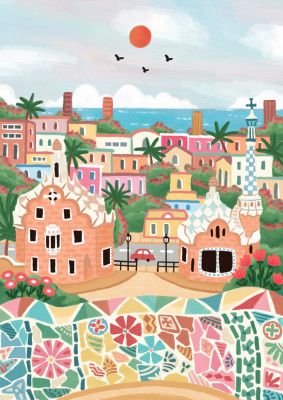 Colorful Coastal Dream