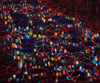 Moran Market in Seongnam South Korea