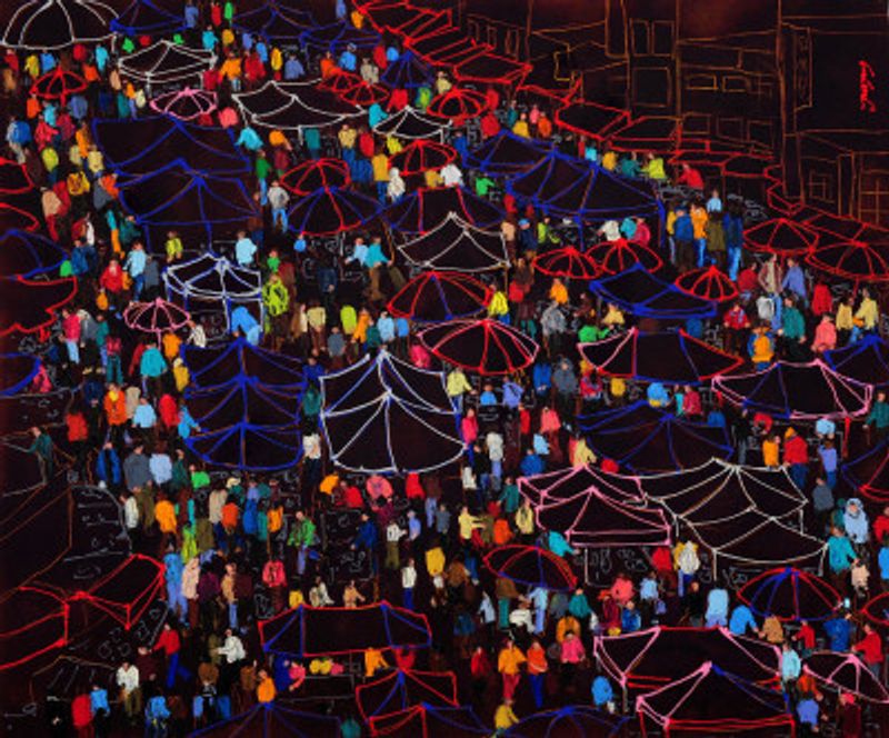 Moran Market in Seongnam South Korea