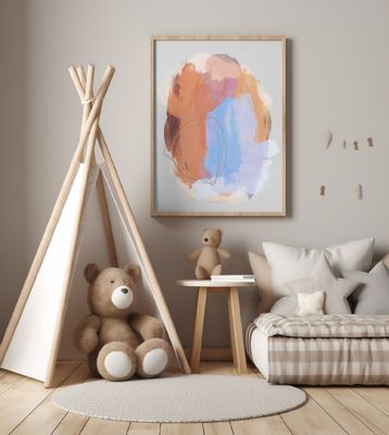 Abstract Brush Strokes 38Z