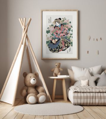 Japanese Woman (1820 1830) Boarder