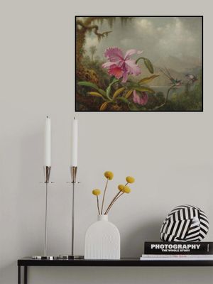 Martin Johnson Heade   Orchids and Hummingbirds