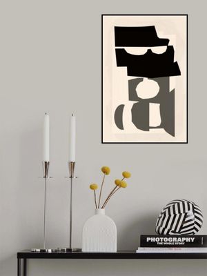 Black and White Cut Out Shapes 2