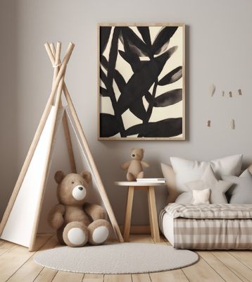 Branches in Black and Beige II