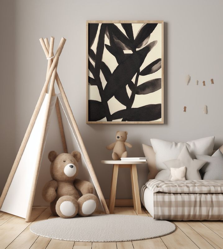 Branches in Black and Beige II