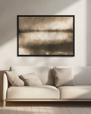 Abstract Landscape. Sunrise.