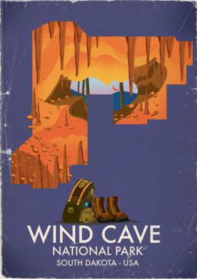 Wind Cave National Park South Dakota USA