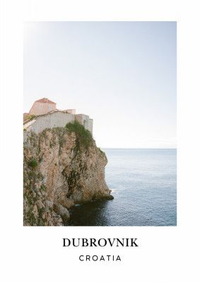 Dubrovnik Travel poster