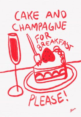 Cake and Champagne
