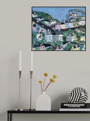 Beautiful Dunmore East, Ireland illustrated by Artist Carla Daly