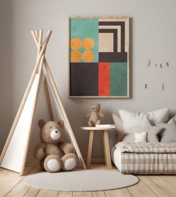 Colorful geometric composition 5