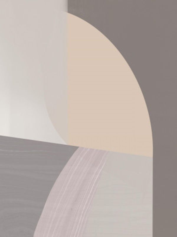 Muted color minimalist arc