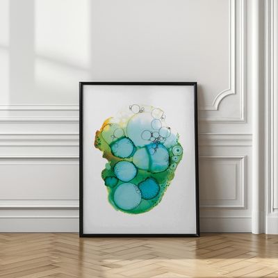 Organic Aqua Bubbles