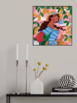 Portrait woman in Amalfi coast Italy