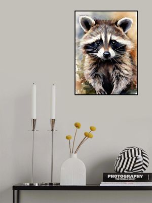 Racoon Aquarell