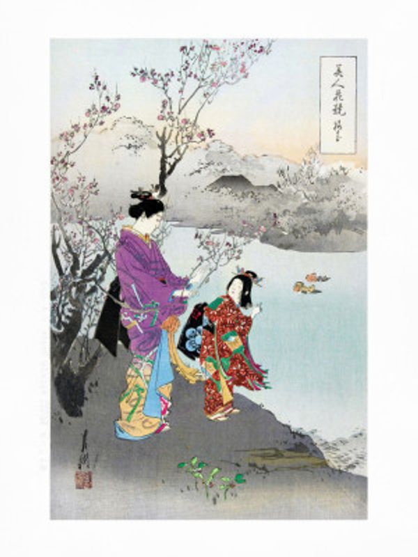Admiring the Plum Blossom (1887–1896)