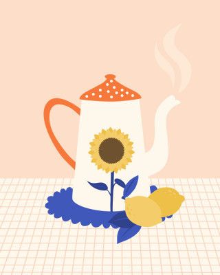 Sunflower Teapot