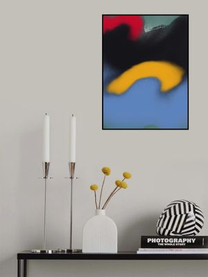 Black and Blue Abstract Liquify