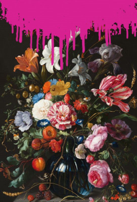 Vintage Botanical, Altered Pinky Art