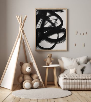 Abstract Brush Strokes 5 A1