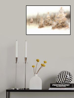 Dreamy Christmas Sceneserene ethereal, dreamy, festive,