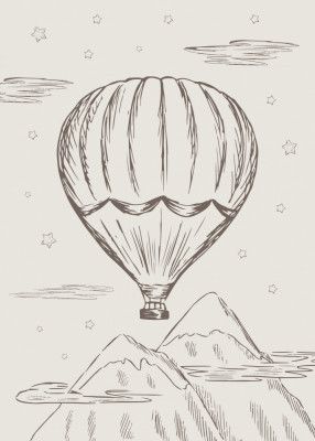 Air Balloon Vintage