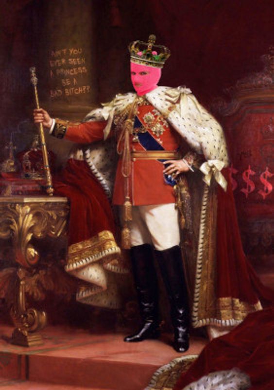 Royal Figure in Regalia