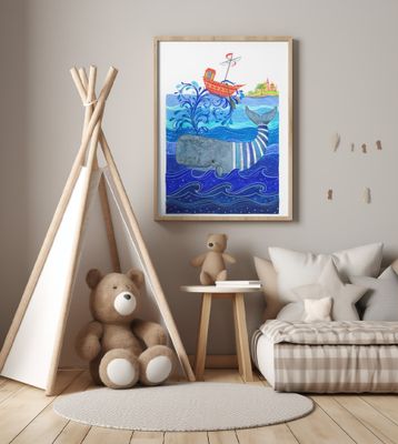 Whimsical Whale Ride