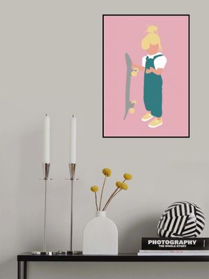 Juno - Skateboard Girl Silhouette