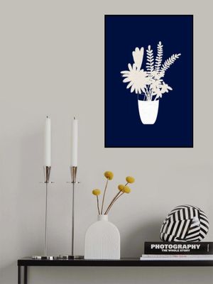 Sepia Floral Silhouette